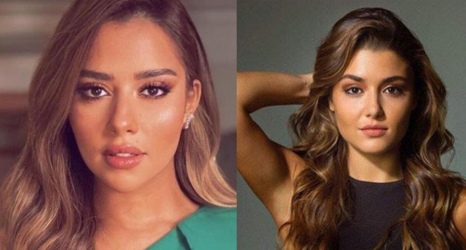 إطلالتان ساحرتان لـ هاندا أرتشيل وبلقيس في زفاف سيليو إيلي صعب