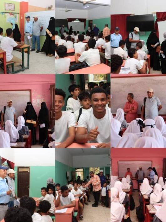 بتوجيهات المدير العام “الشكلية”.. مكتب التعليم الفني عدن يدشن الحملة التوعوية بالتخصصات التقنية في المدارس والثانويات العامة بمديرية المعلا