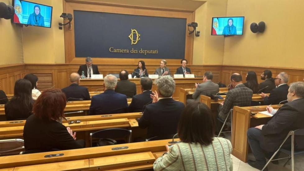 مؤتمر في البرلمان الإيطالي- دعم حقوق الإنسان وإدانة الإعدامات في إيران