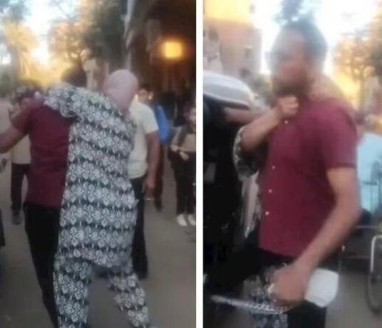 سيدة مصرية تقضم أذن محام خلال مشاجرة في الشارع
