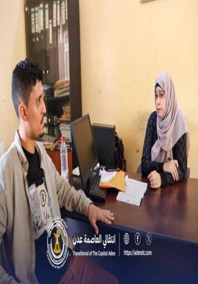 انتقالي العاصمة عدن يتفقد الإدارة العامة للأسر المنتجة ويبحث مشروع الدورات التدريبية القادمة.