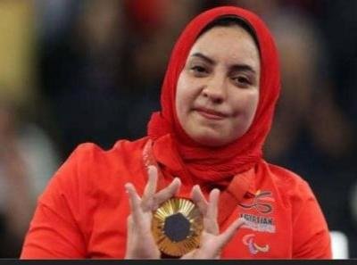 المصرية رحاب رضوان: هدفي ذهبية بارالمبياد لوس أنجلوس