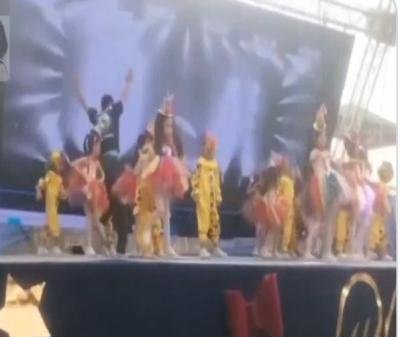 نجاة عشرات الأطفال عقب سقوط شاشة عملاقة بمصر