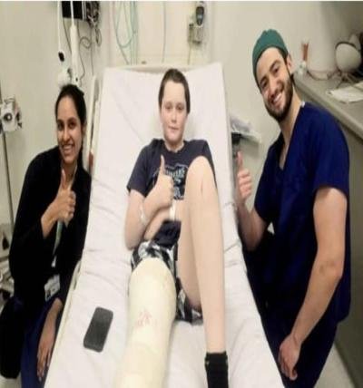 بكتيريا آكلة للحم كادت تبتر ساق مراهق